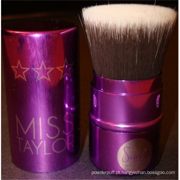 Escova de maquiagem Kabuki Flat Top recarregável